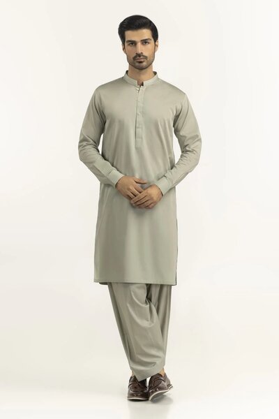 Regular Fit Embroidered Suits