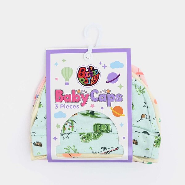 Baby Cap/Hat Set | 3PCs
