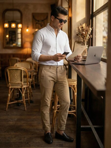White Oxford Shirt (CSB-297)