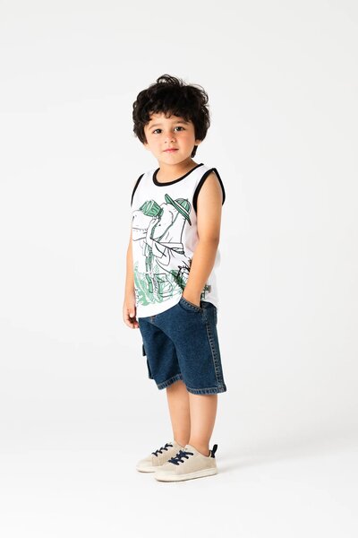 Boys Dino Discovery Tank Top