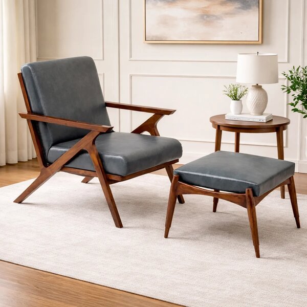 Noor Chair with Stool