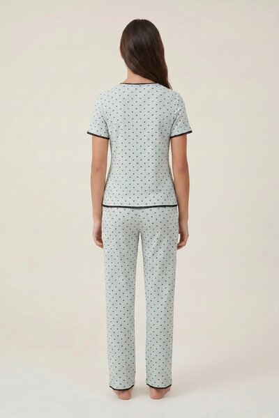 BLS - Ribbed Pajama Set - Green