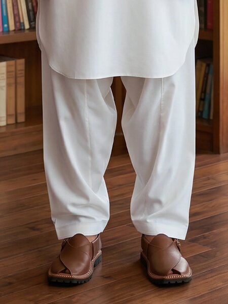 Off White Designer Shalwar Kameez (SK-723)