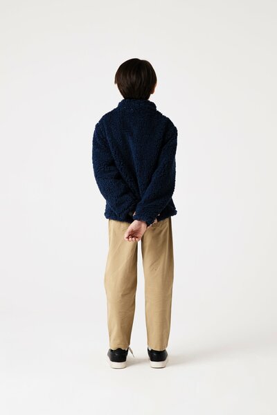 Boys Navy Summit Sherpa Jacket