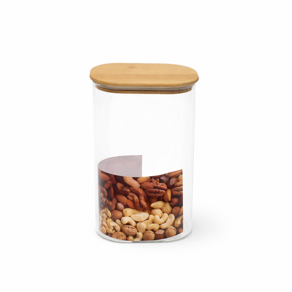 Wood Lid Jar (Medium) – Modern Kitchen Storage Container