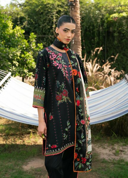 Orissa by Rashid Textiles Unstitched Embroidered Lawn 3 Piece Suit RT26ULO 3758 - Casual Collection