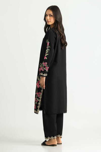 Khaddar Embroidered Co-Ord Set