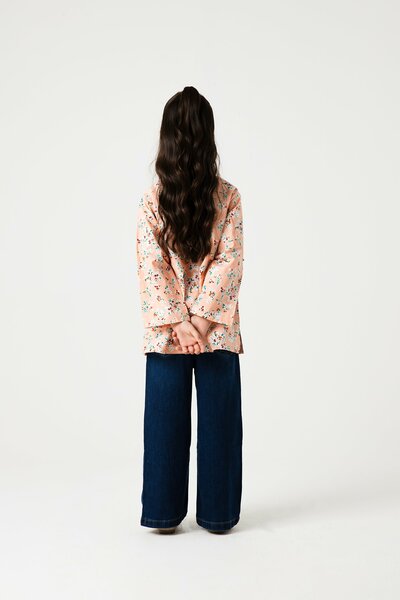 Peach Meadow Floral Top