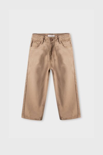 Boys Classic Coffee Straight Fit Pants