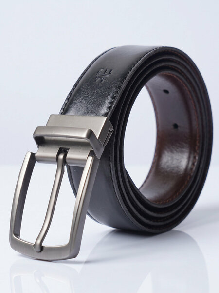 Dark Brown & Black Reversible Belt (BELT-989)