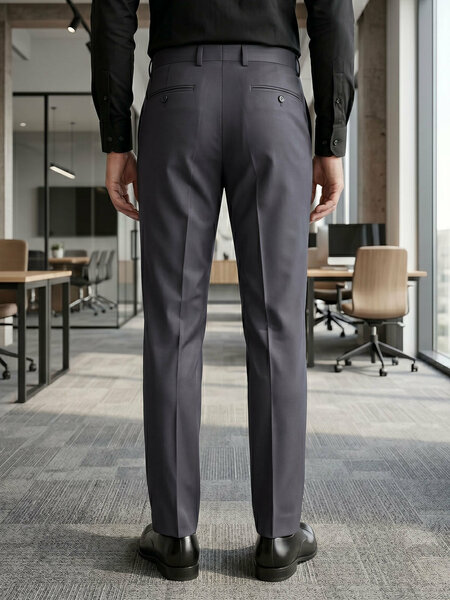 Grey Executive Formal Dress Pant (FDT-395)