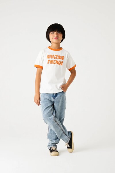 Boys Amazing Friends Contrast Tee