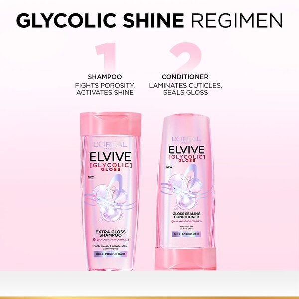 L'Oreal Paris - Elvive Shampoo Glycolic Gloss 175Ml