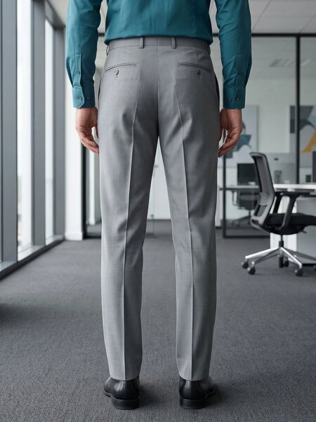 Light Green Executive Formal Dress Pant (FDT-411)