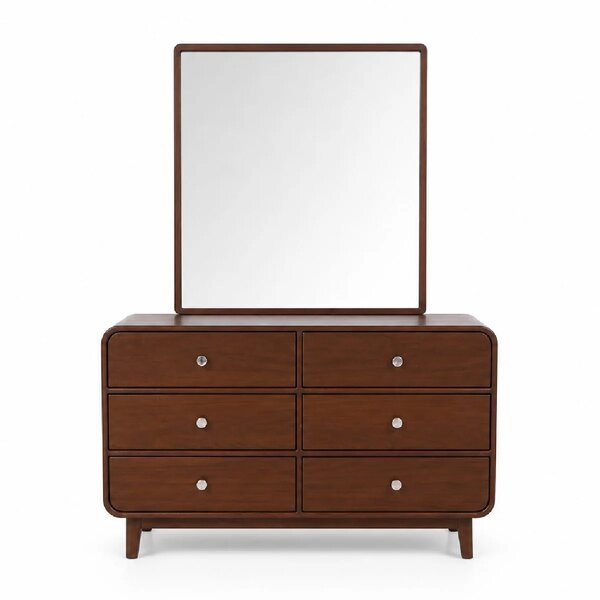 Aurra Wooden Dresser with Mirror
