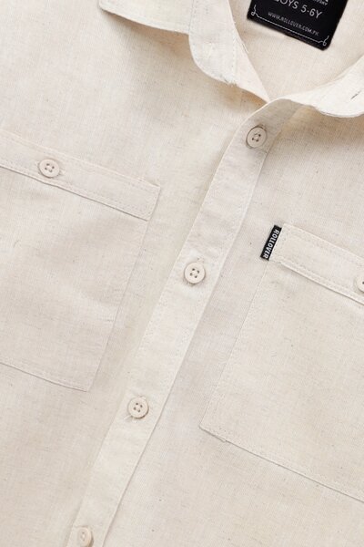 Boys Sand Hues Chambray Shirt