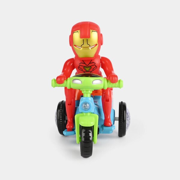 Electric Superhero Tricycle Toy with Light & Music