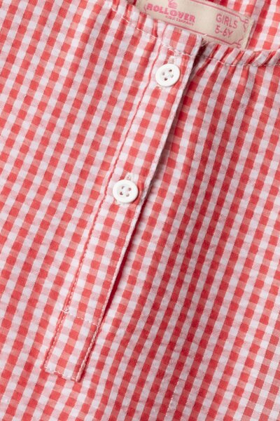 Cherry Check Cotton Co-ord Set