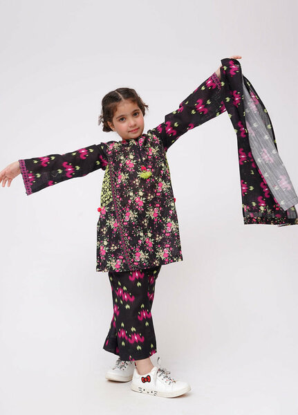 Winter Fall by Senorita Kids RTW Printed Khaddar 3 Piece Suit KAD-03629 Casual Collection