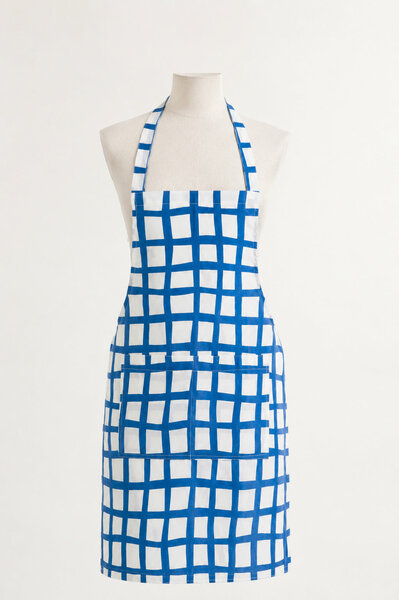 Blue Print Apron
