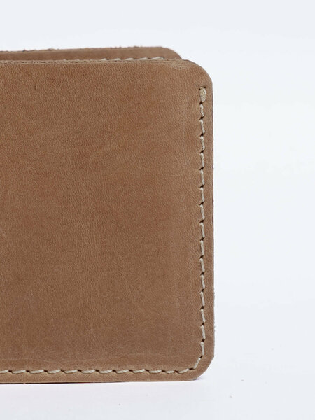 Light Brown Leather Wallet (W-277)