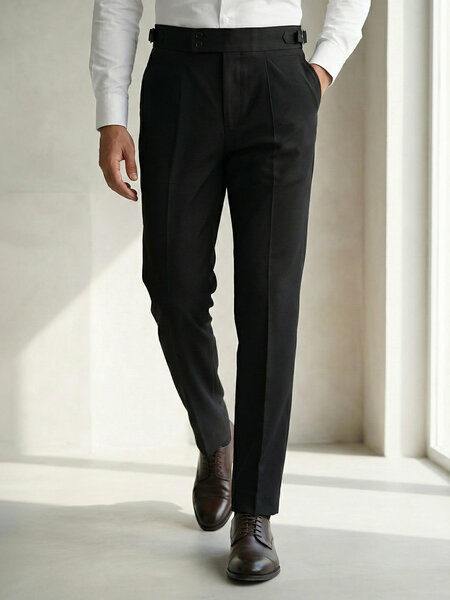 Black Imported Gurkha Pant  (FDT-385)