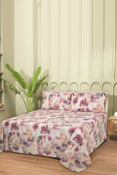 Linen Collection MFJP Printed Bed Sheet Set