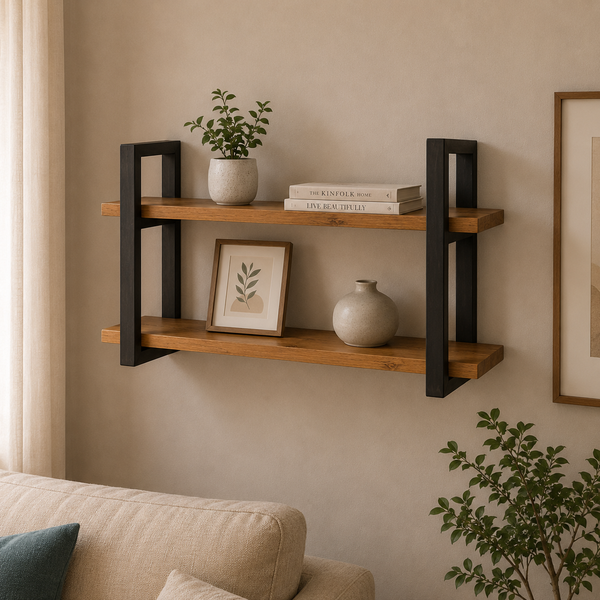 Modern Decor Shelf Double