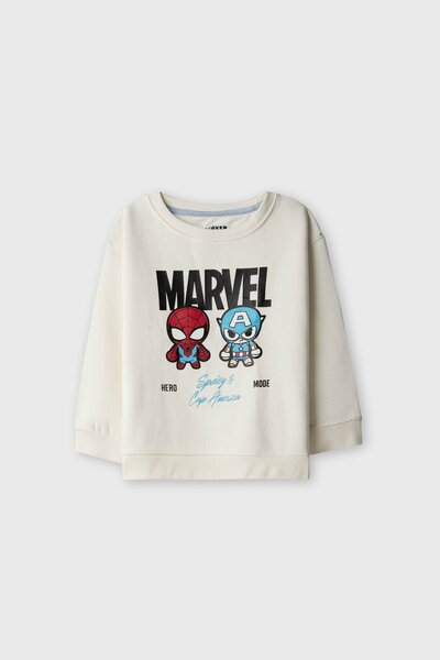 Boys Marvel Hero Oversized Sweatshirt