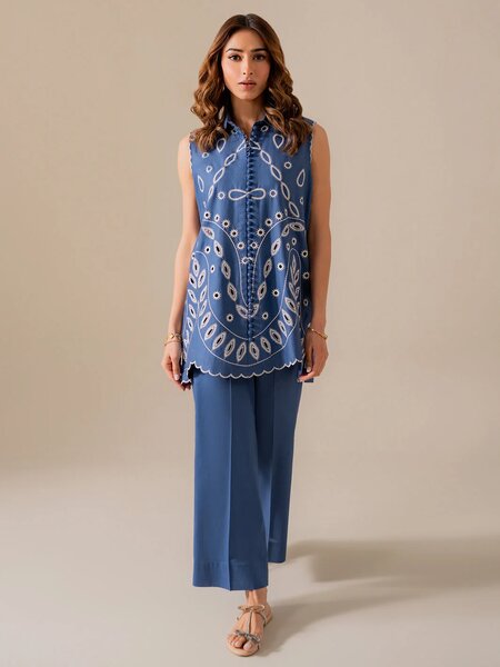 KIELS- SLD23-25- 2Pc Embroidered Set