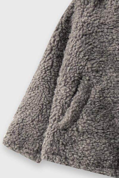 Girls Cocoa Luxe Sherpa Jacket