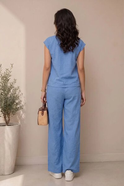 East West Women's Textured Woven Co-Ord Set