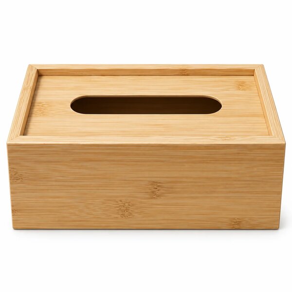 Heavy Wooden Tissue Box