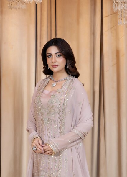 Daastan Raum by Sarb Unstitched Embroidered Chiffon 3 Piece Suit RS26UCD DCL-02 - Festive Collection