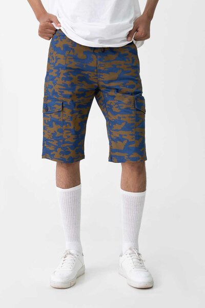 O&S Men's Camouflage Printed Cargo Shorts