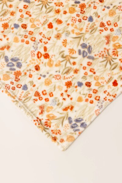 Spring Single Ply Fleece Throw