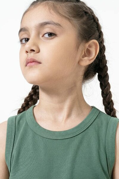 Tiny Teens Kid's Double-Stitch Sleeveless Twin Set