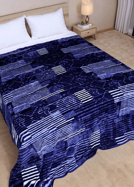 Plush Mink AC Summer Blanket Ink