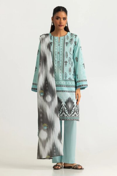 3PC Lawn Printed Suit