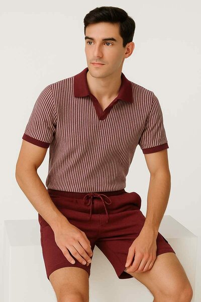 FZ Men's Striped Twin Set