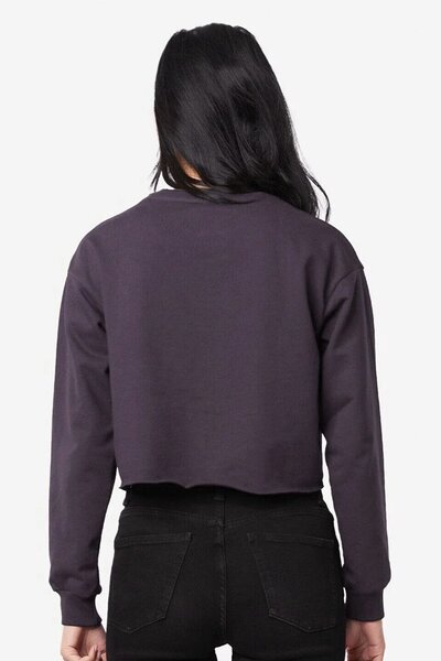 JC Women's Crop Top Fleece Sweat Shirt