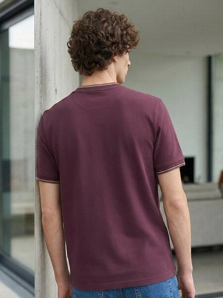 Maroon Basic T-Shirt (TEE-502)