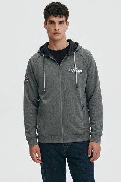 Men's Rayens Munich Minor Fault Zipper Hoodie