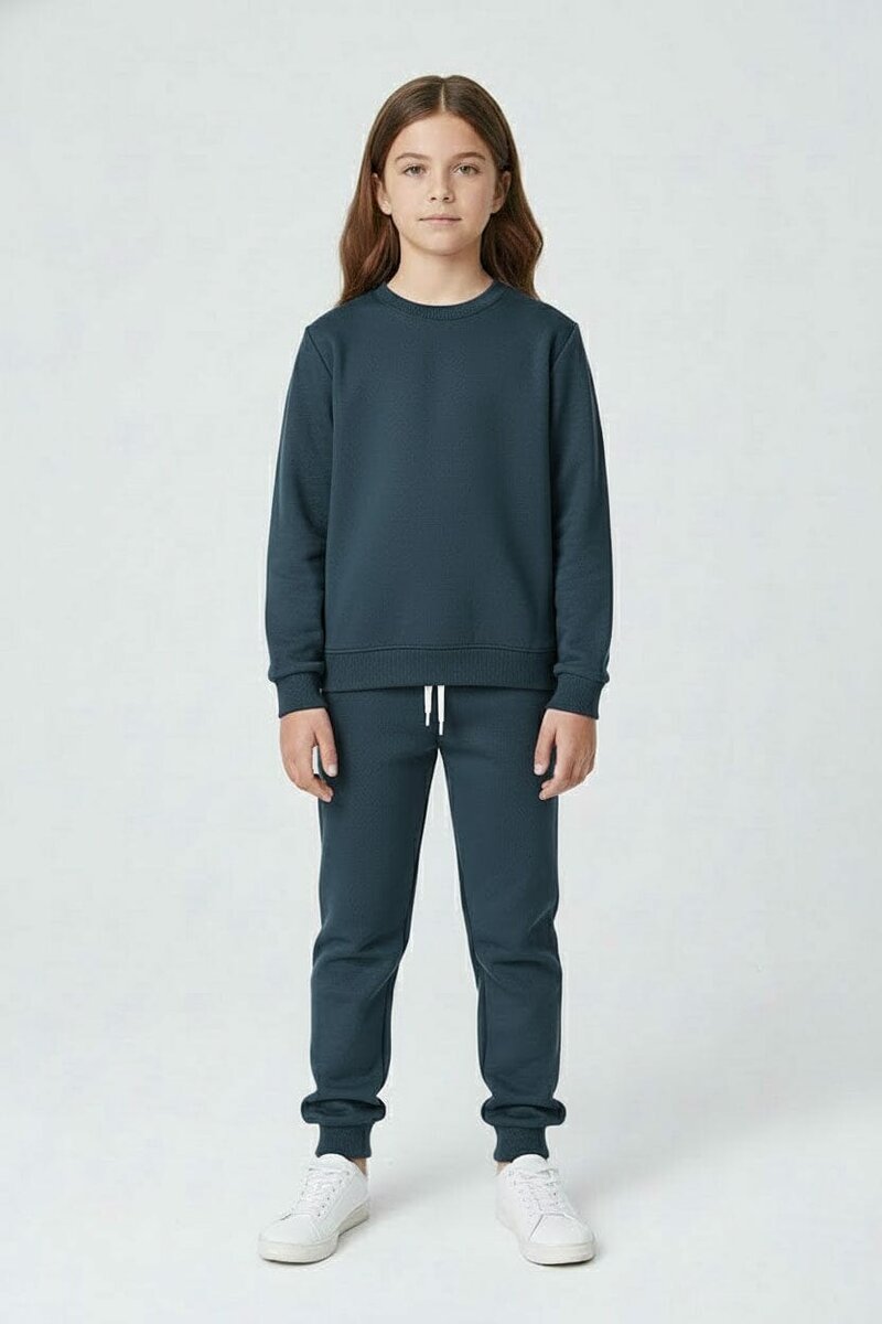 Tiny Teens Kid's Basic Fleece Twin Set