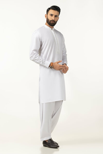 Regular Fit Embroidered Suits