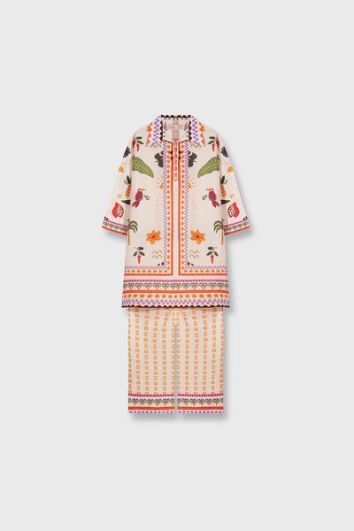 Girls Suntrail Printed Kurta Set