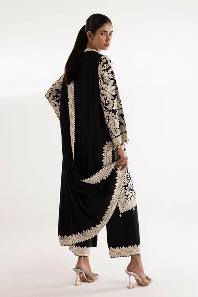 Stitched Embroidered Culotte