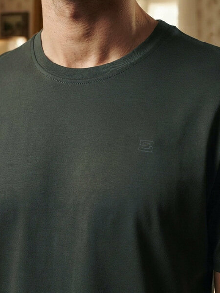 Dark Green Basic T-Shirt (TEE-510)