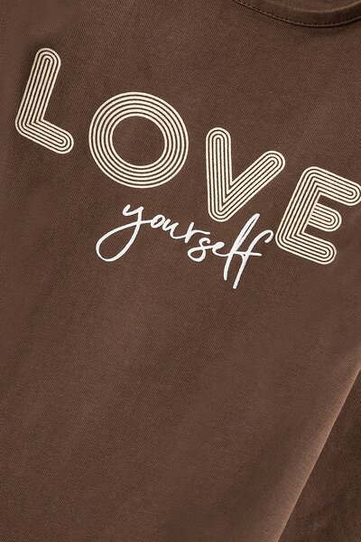 Girls Love Yourself Graphic Tee