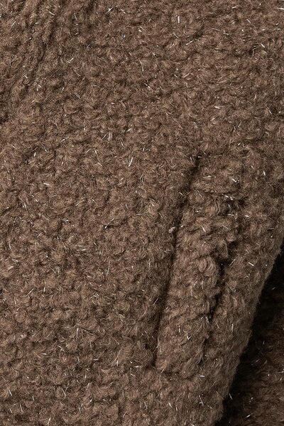 Mocha Mist Brown Fur Jacket